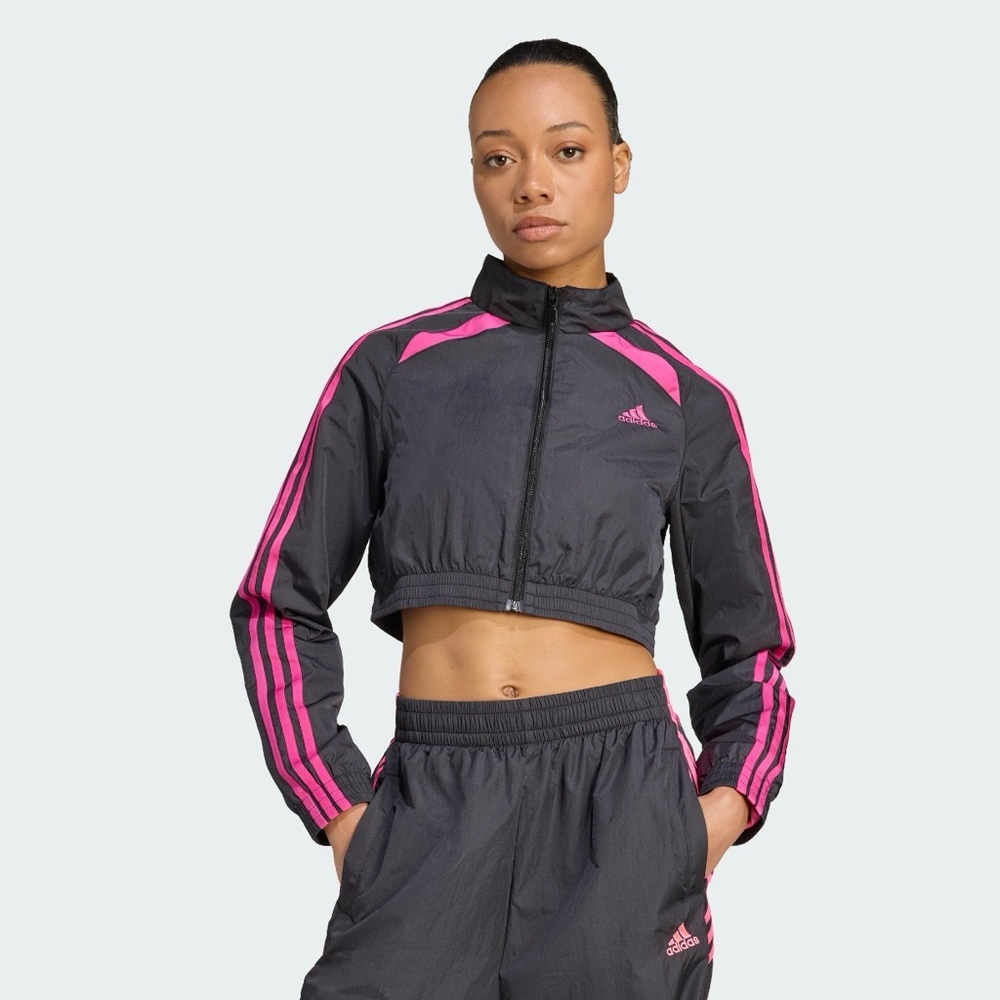 Adidas Women Adicolor Cropped Track Top